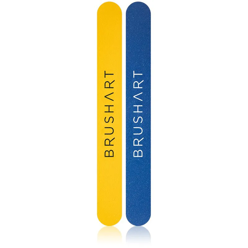 BrushArt Accessories Nail file duo σετ με λίμες απόχρωση Yellow/Blue 2 τμχ