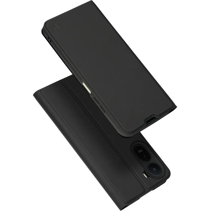 Θήκη Xiaomi Redmi A7 Pro 4G Techsuit Magskin Book Πορτοφόλι από Οικολογικό Δέρμα - Black (5949419368903)