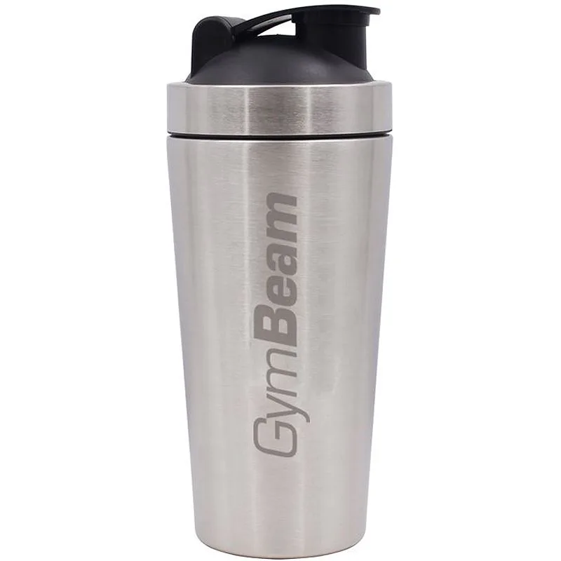 GymBeam Shaker Steel αθλητικό σέικερ χρώμα Classic 739 ml