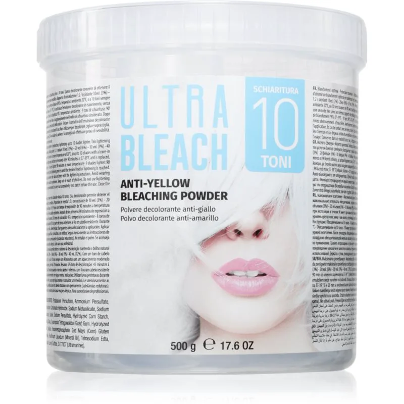 Kaypro Ultra Bleach No-Yellow Bleaching Powder αποχρωματιστής για τα μαλλιά για επαγγελματική χρήση 500 γρ