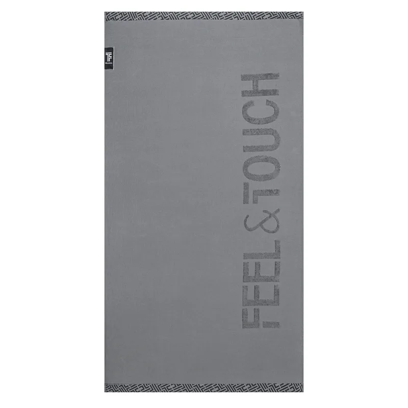 Πετσέτα Θαλάσσης (90x180) Feel & Touch Sunny Anthracite