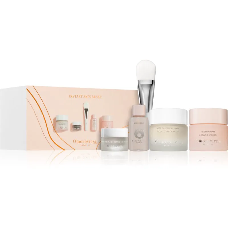 Omorovicza Instant Skin Reset Set σετ δώρου για τον καθαρισμό και τη σύσφιξη του προσώπου