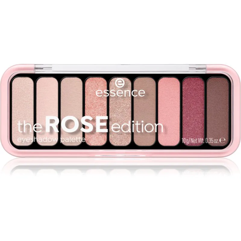 essence The Rose Edition Παλέτα σκιών για τα μάτια απόχρωση 20 Lovely In Rose 10 γρ