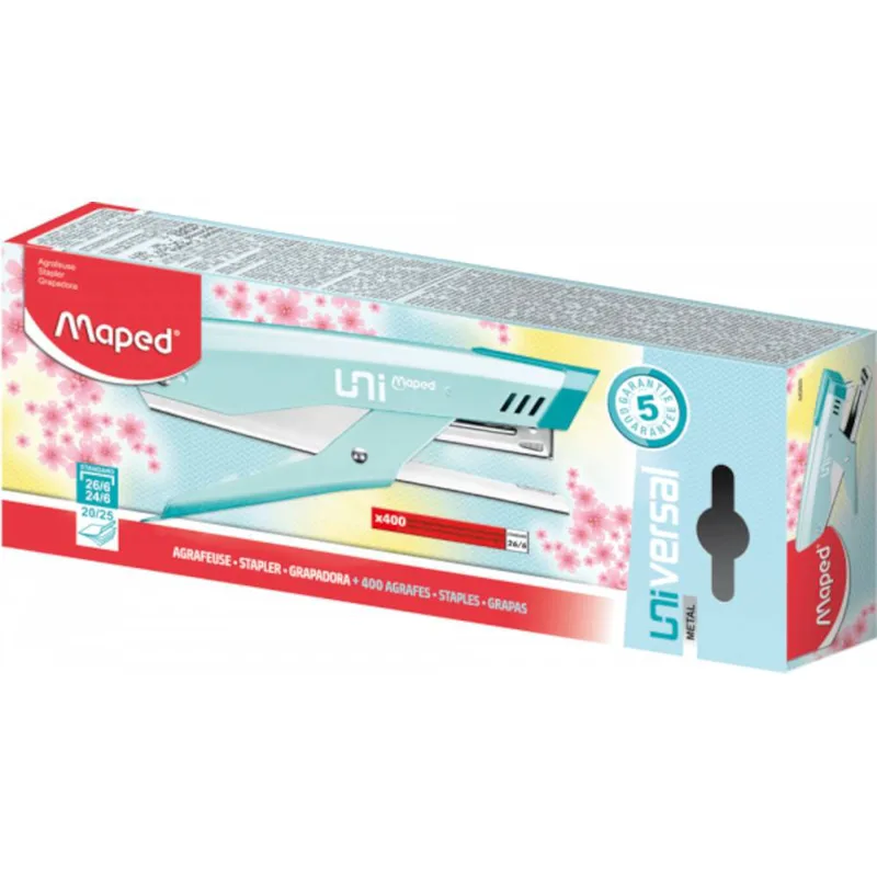 Συρραπτικό Χειρός Πένσα Maped Universal Pastel 24/6 26/6 440600