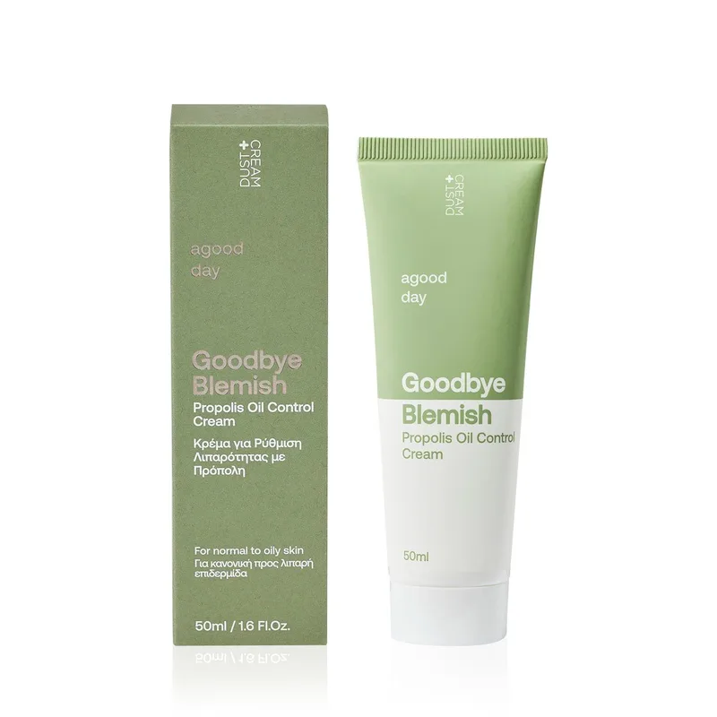 ΚΡΕΜΑ ΓΙΑ ΡΥΘΜΙΣΗ ΛΙΠΑΡΟΤΗΤΑΣ A GOOD DAY GOODBYE BLEMISH ΜΕ ΠΡΟΠΟΛΗ 50ML