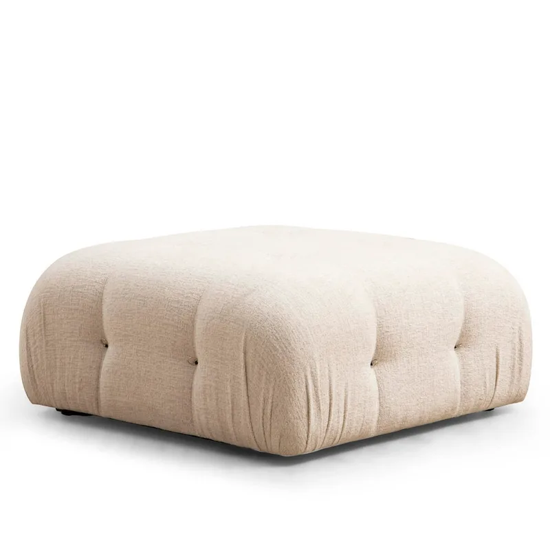 Ταμπουρέ Bubble Pouffe - Cream Bouclette 560Are1439 (95x45x65)