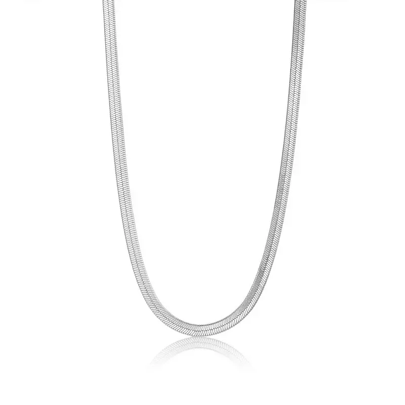 Ασημένια Snake αλυσίδα λαιμού 925 Ania Haie N046-01H N046-01H Ασήμι