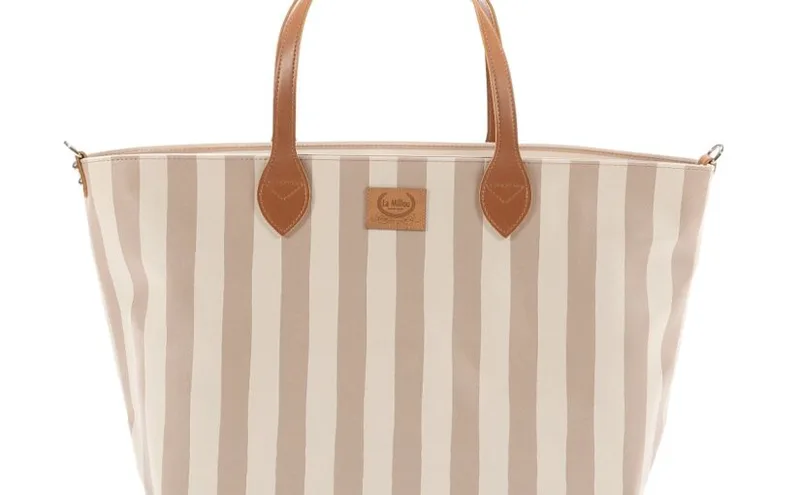 Mommy’s Bag Stripes Μπεζ