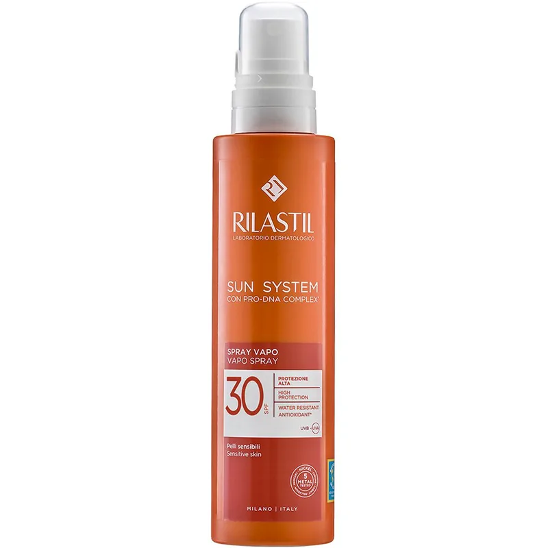 Rilastil Sun System Vapo Spray Spf30 Αντηλιακό Γαλάκτωμα Σώματος Υψηλής Προστασίας σε Spray 200ml