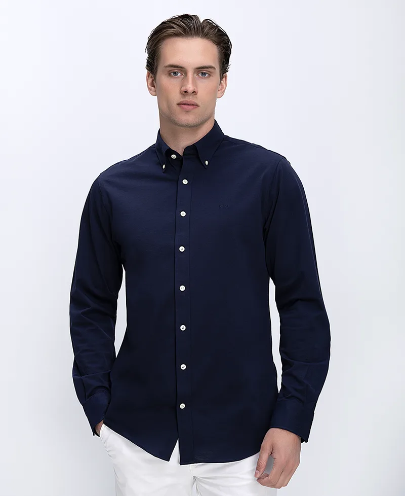 McGregor Ανδρικό Πουκάμισο Βαμβακερό Με Button Down Γιακά Modern Fit