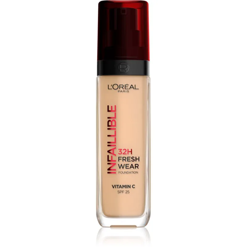 L’Oréal Paris Infaillible 32H Fresh Wear μακράς διαρκείας ρευστό μεικ απ απόχρωση 225 Μπεζ 30 ml