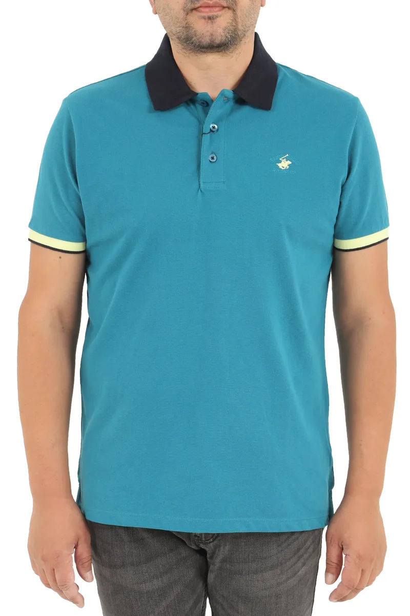 Μπλούζα Polo Beverly Hills Polo Club Με Χρωματική Αντίθεση P42570-0303 Ανδρικό