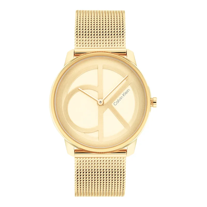 CALVIN KLEIN Iconic Χρυσό Stainless Steel Bracelet 25200034