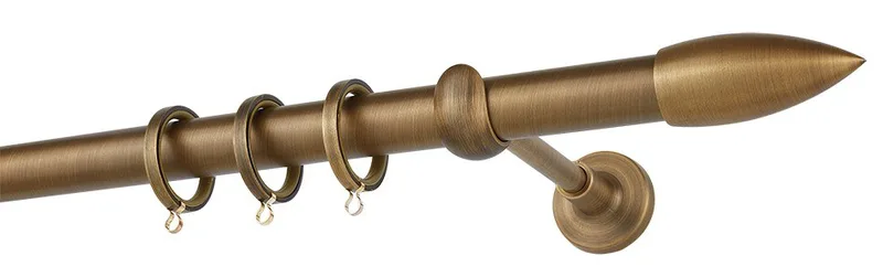 Κουρτινόβεργα Zogometal Easy Line E0430 Μπρονζέ