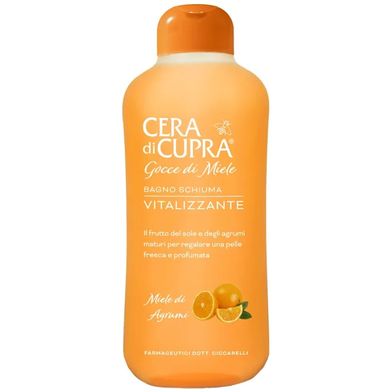 Cera Di Cupra Bango Schiuma Vitalizzante Shower Gel Αναζωογονητικό Αφρόλουτρο με Μέλι Εσπεριδοειδών & Άρωμα Κίτρο & Μέλι 700ml