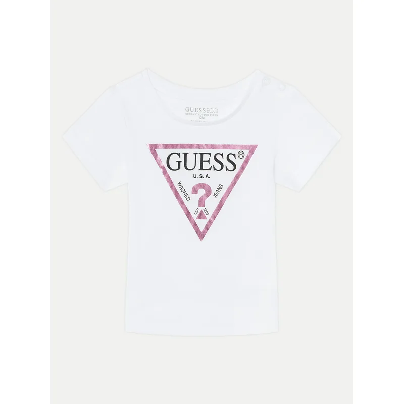 Guess T-Shirt K73I56 K8HM0 Λευκό Regular Fit