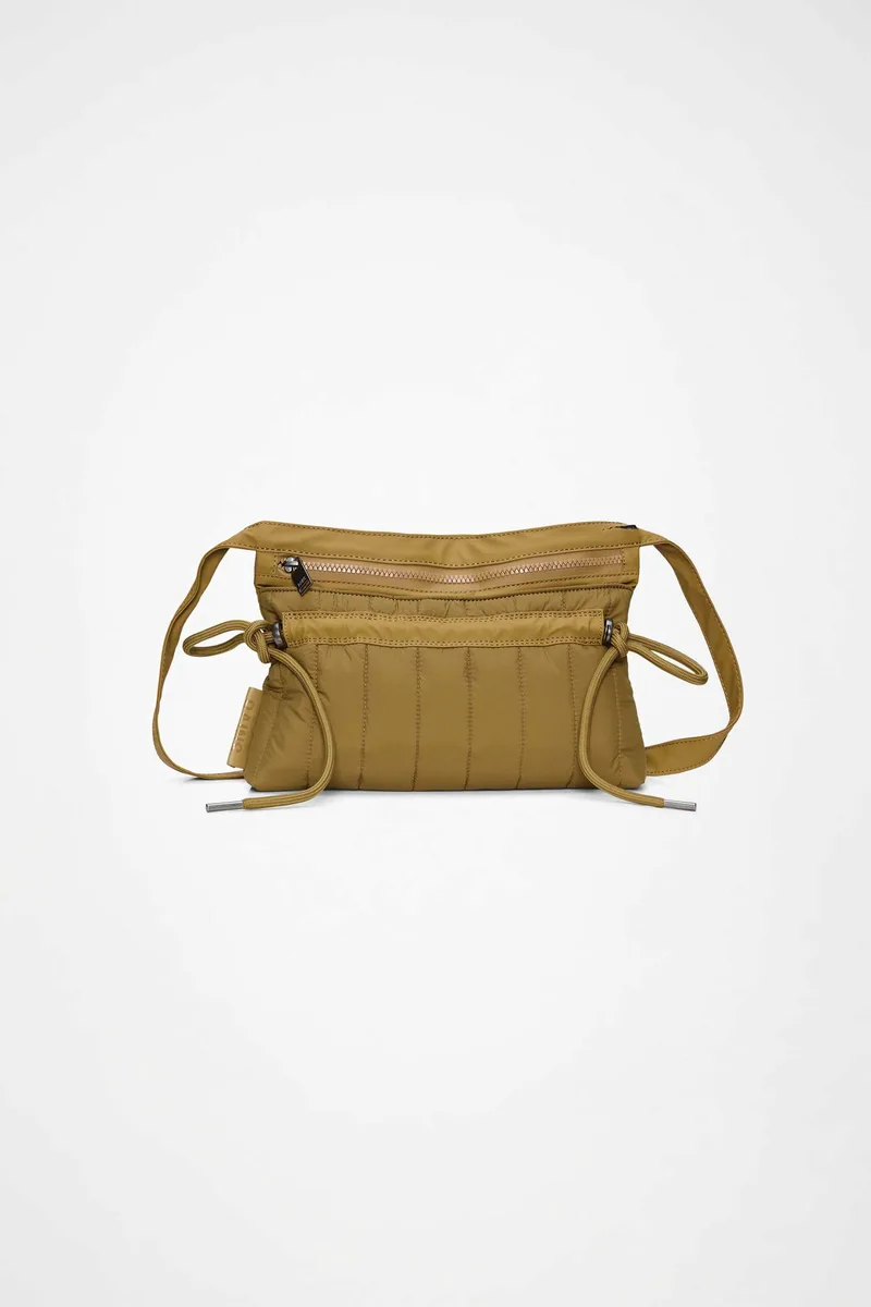 Rains unisex τσάντα crossbody καπιτονέ "Koya Vision" - R142/21010 Λαδί