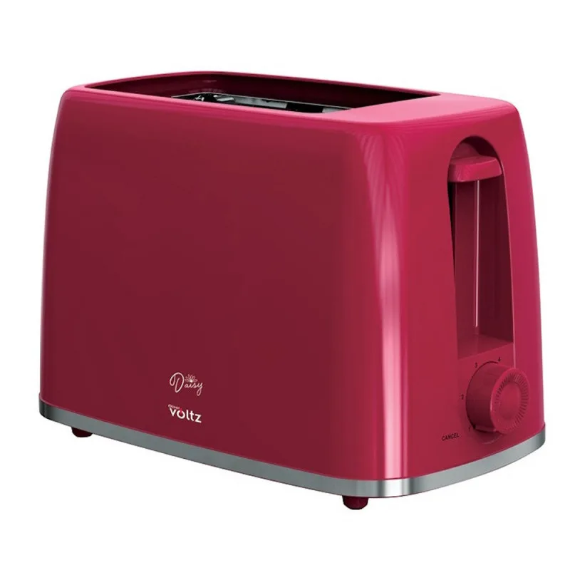 Oliver Voltz Τοστιέρα Daisy OV51440W, 700W, 2 φέτες, 6 επίπεδα, αφαιρούμενος δίσκος ψίχας, κόκκινο
