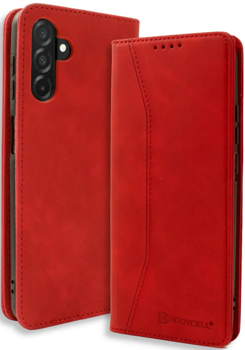 Θήκη Samsung Galaxy A26 Bodycell Book Case Πορτοφόλι - Red (5206015080456)