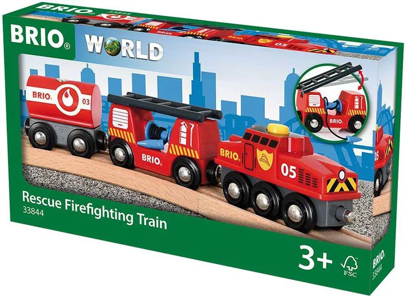 ΠΥΡΟΣΒΕΣΤΙΚΟ ΤΡΕΝΟ BRIO 4ΤΜΧ (33844)