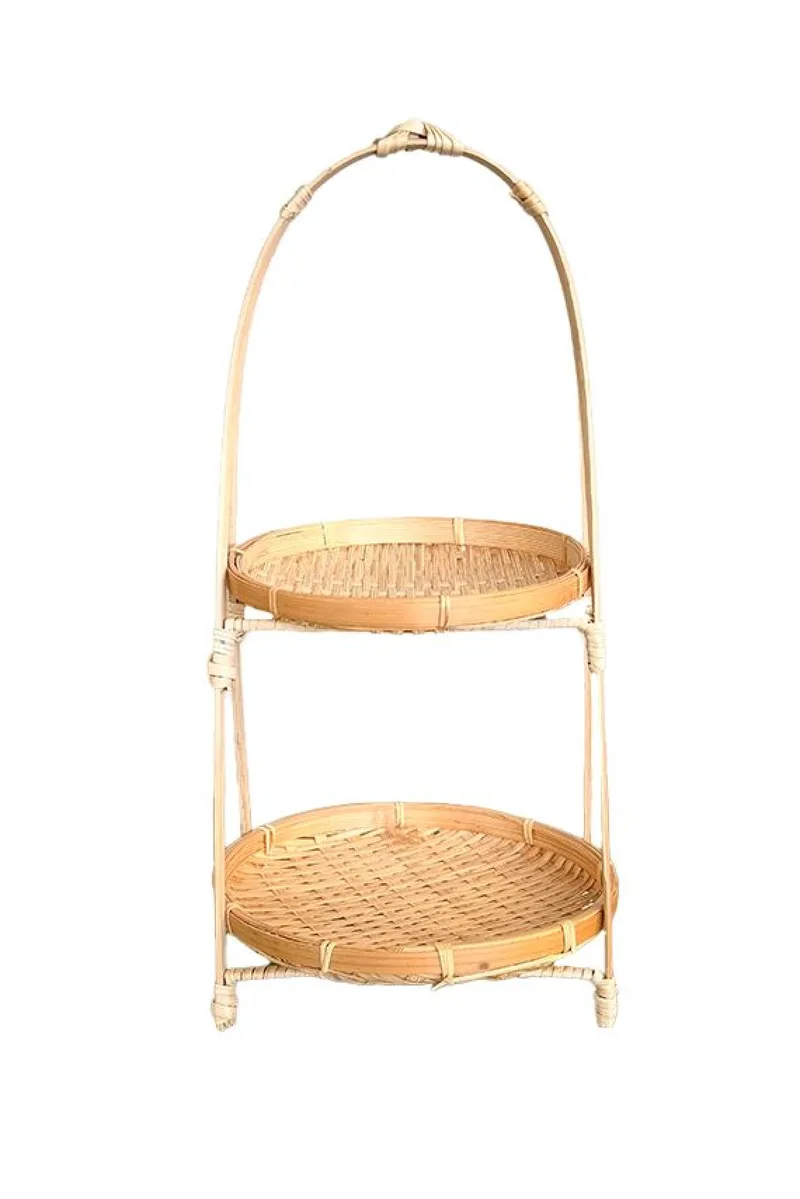 Ορντεβιερα Απο Bamboo 19x19x40cm Μονόχρωμο Kaeming