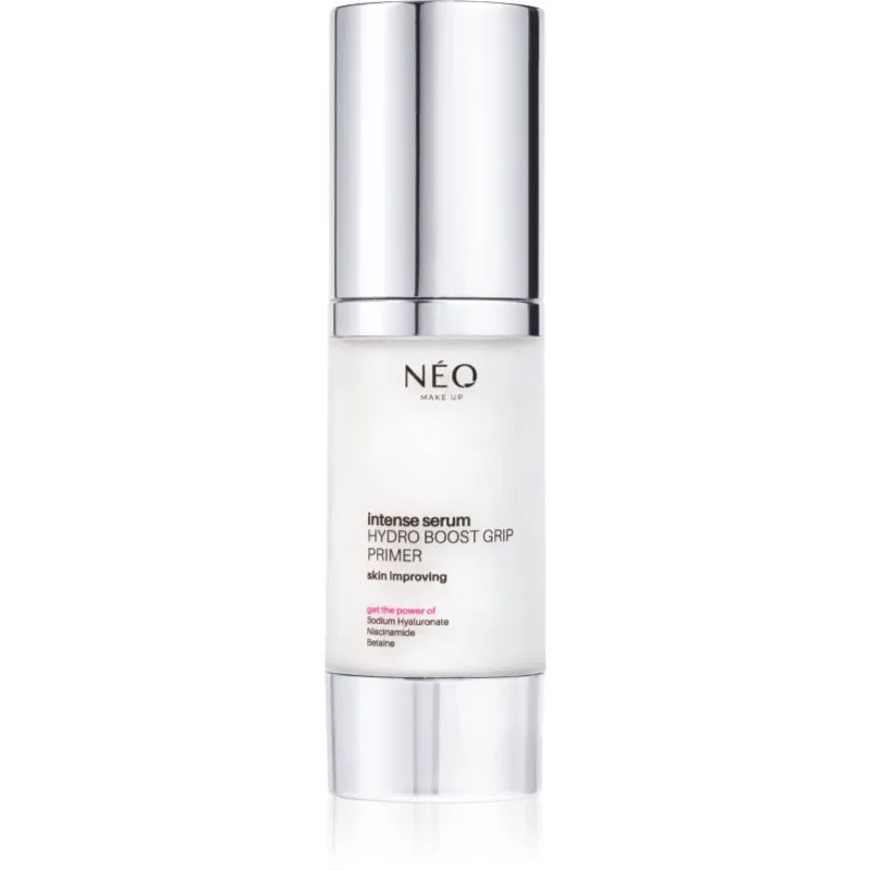 NEO MAKE UP Intense Serum Hydro Boost Grip Primer βάση ενυδάτωσης για τέλεια εμφάνιση 30 ml