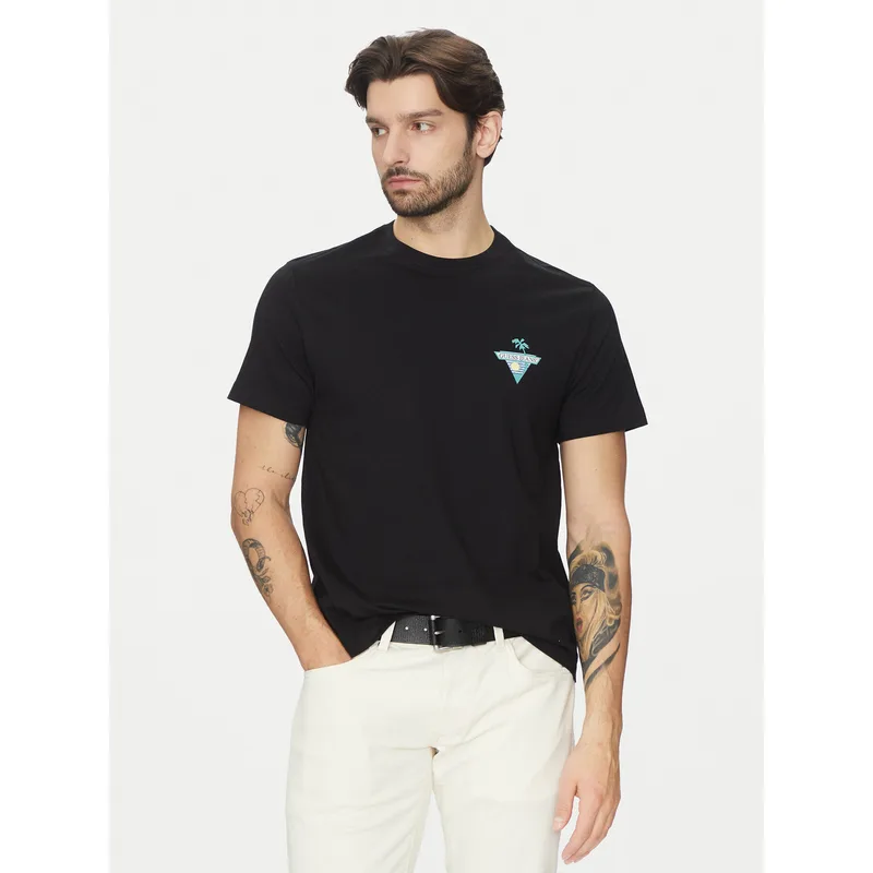 Guess Jeans T-Shirt M5GI55 K8FQ4 Μαύρο Regular Fit