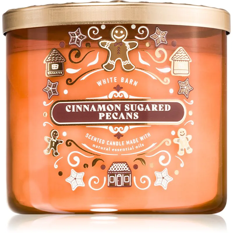 Bath & Body Works Cinnamon Sugared Pecans αρωματικό κερί 411 γρ