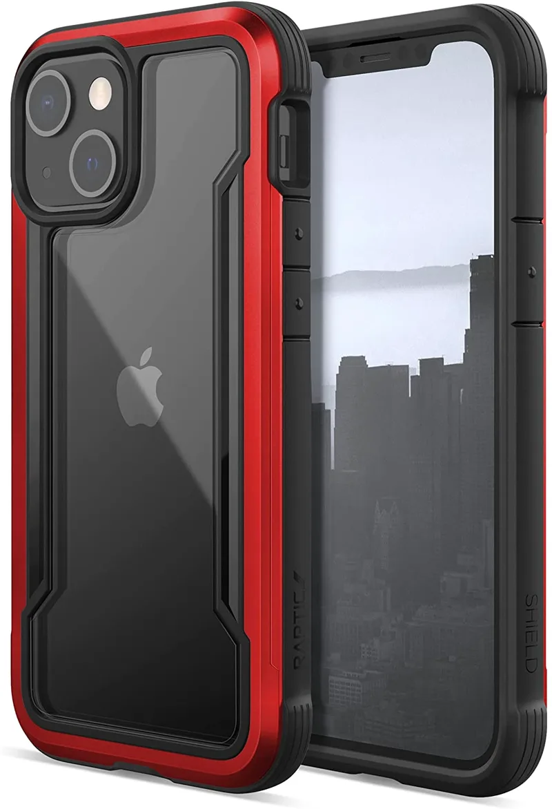 X-Doria Raptic Shield Pro Ανθεκτική Αντιμικροβιακή Θήκη Apple iPhone 13 mini - Red (472821)