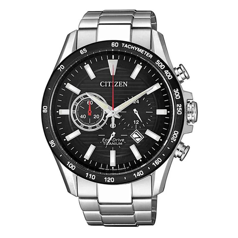 CITIZEN Eco-Drive Chronograph Silver Stainless Steel Bracelet CA4444-82E