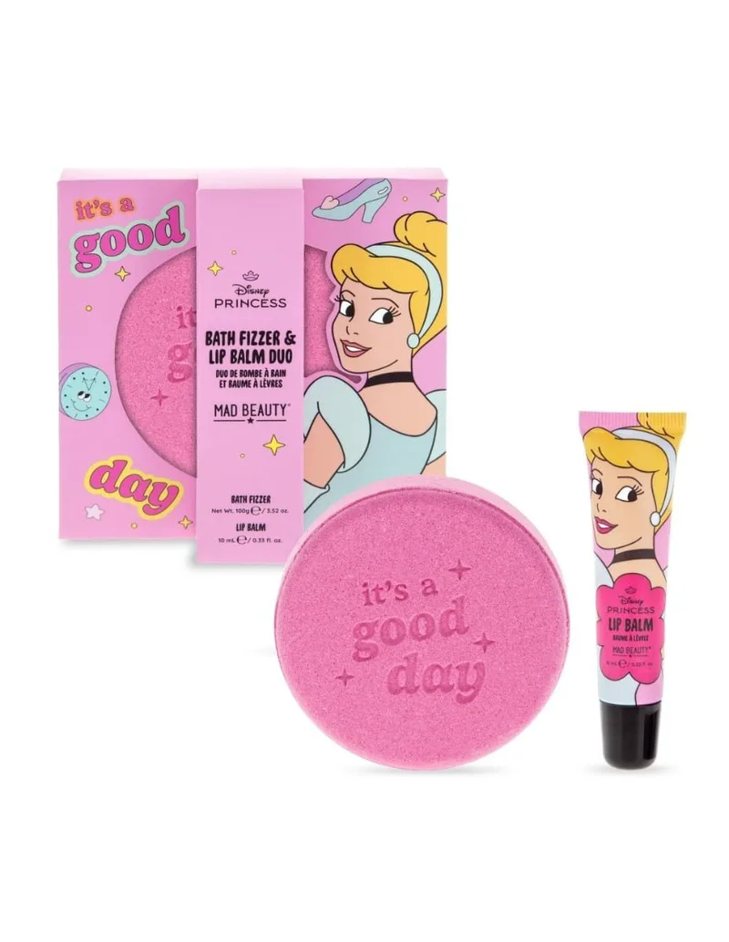 Princess Express Yourself-Bath Fizzer & Lip Balm Set-Cinderella