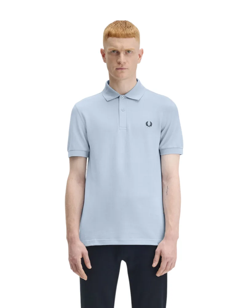 Ανδρικό Polo Plain Fred Perry Shirt M6000-Y69 Σιέλ