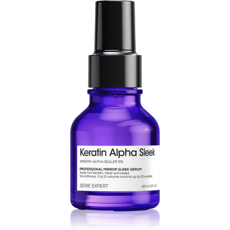 L’Oréal Professionnel Serie Expert Keratin Alpha Sleek λειαντικός ορός Για λάμψη και απαλότητα μαλλιών 50 ml