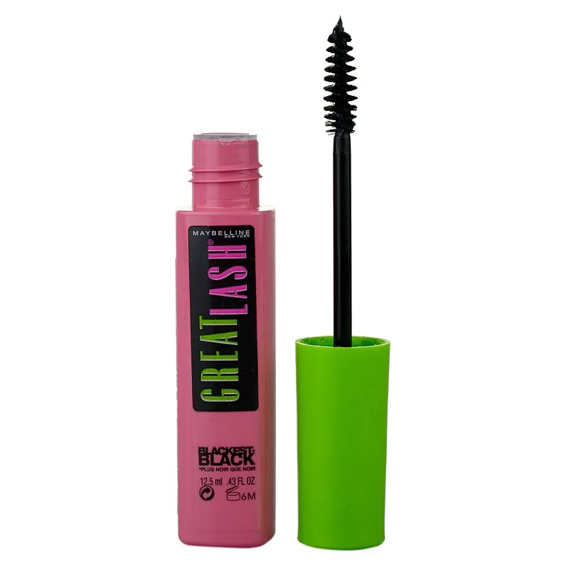 MAYBELLINE NEW YORK Great Lash Blackest Black μάσκαρα απόχρωση Blackest Black 12.5 ml