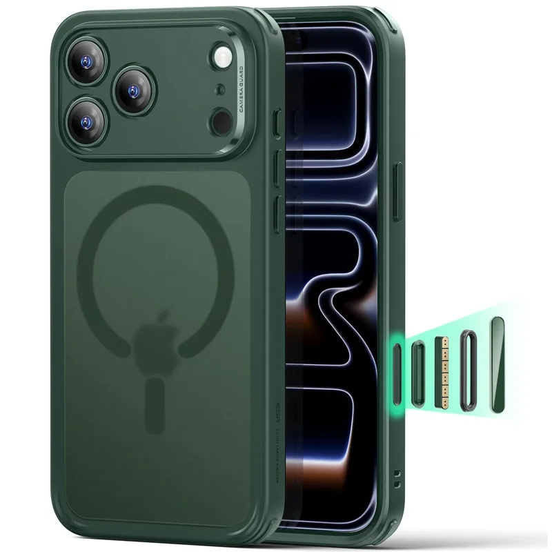 Θήκη ESR Classic Hybrid (Camera Control Button) MagSafe Frosted Green iPhone 17 Pro Max