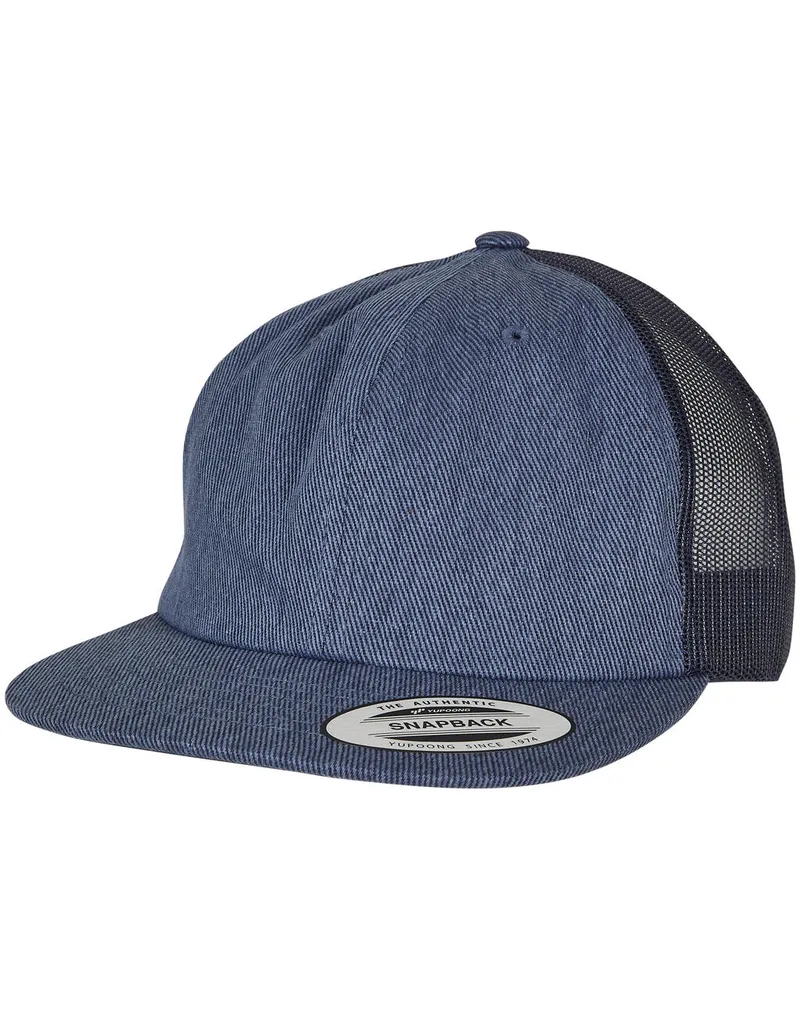 Καπέλο Trucker 6006DT Flexfit Denim Blue Raw
