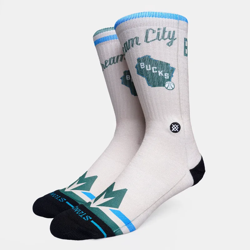Stance Milwaukee Bucks Badged Unisex Κάλτσες (9000264957_1523)