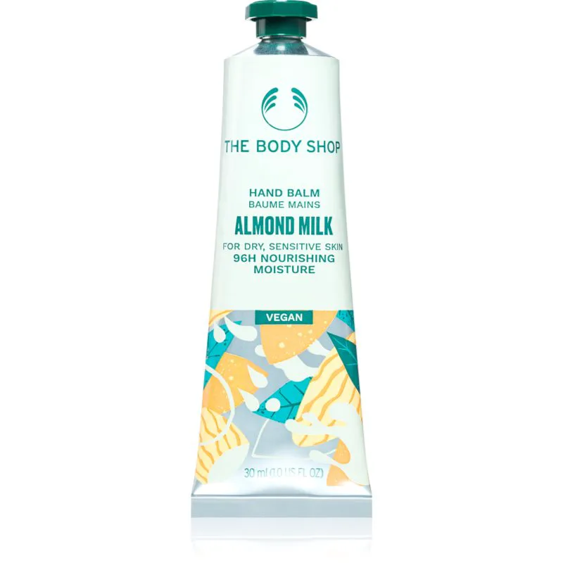 The Body Shop Almond Milk Hand Balm κρέμα για τα χέρια με γάλα αμυγδάλου 30 ml