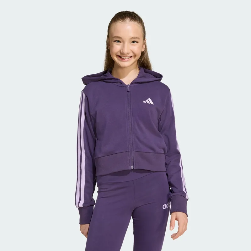 adidas Sportswear Full-Zip Παιδική Μπλούζα με Κουκούλα (9000236709_87146)