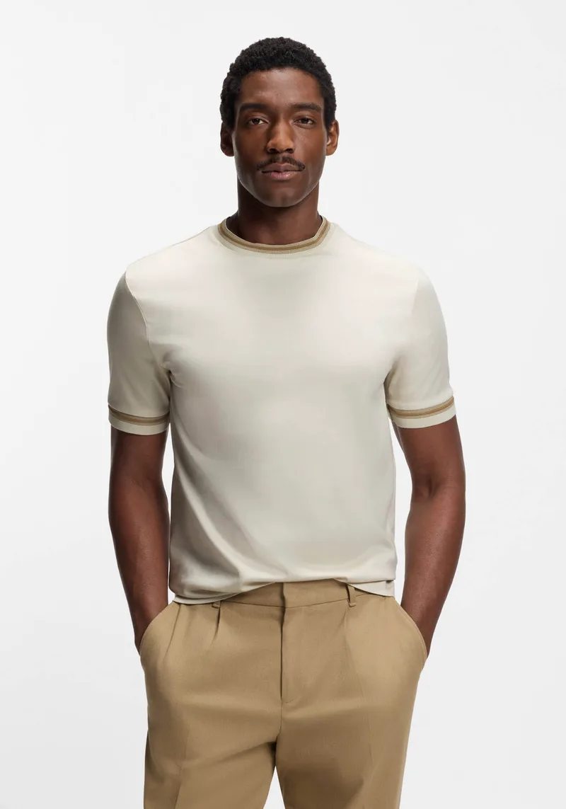 BOSS T Shirt Tessler - 50554536 131 Open White