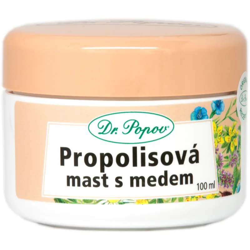 Dr. Popov Herbal ointments Propolis with honey αλοιφή για κνησμώδες και ερεθισμένο δέρμα 100 ml