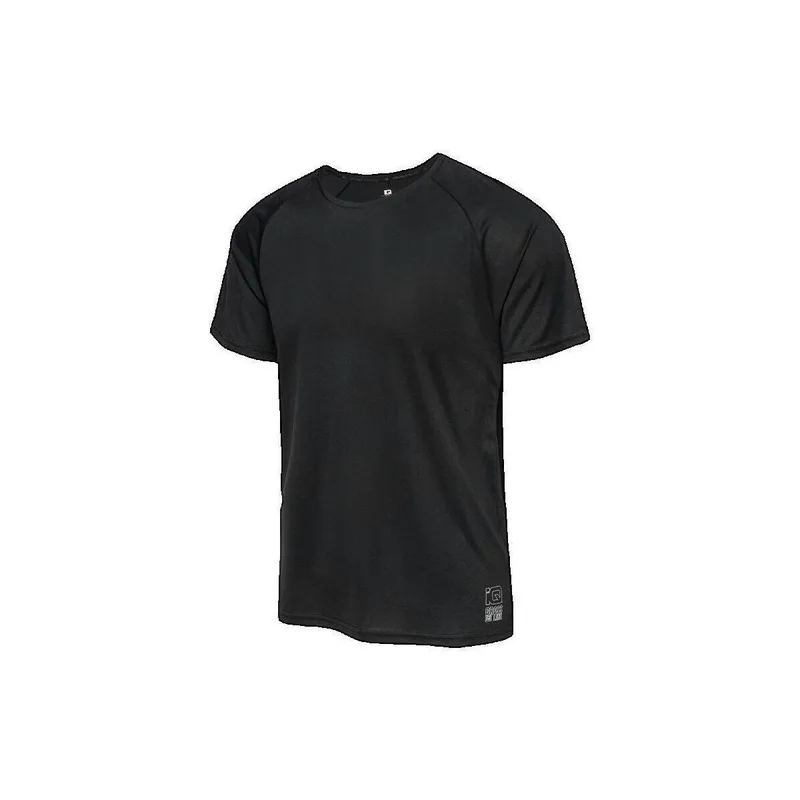 T-shirt με κοντά μανίκια Iq T-shirt gris respirant à manches courtes