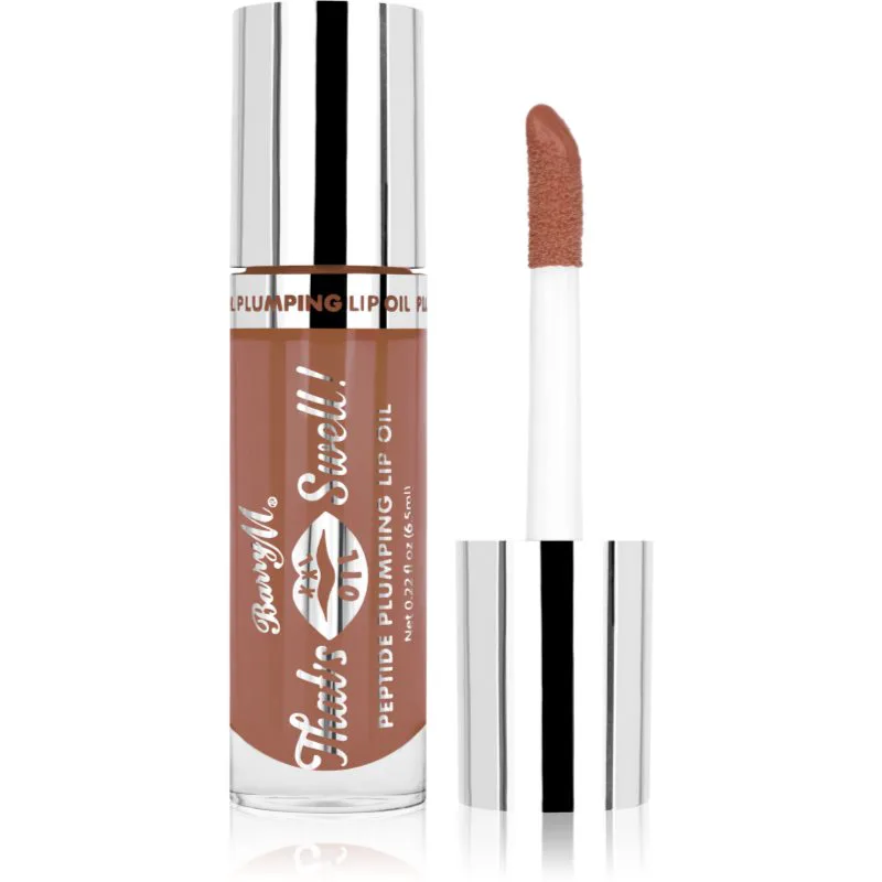 Barry M That's Swell! Peptide Plumping Lip Oil Έλαιο για τα χείλη για όγκο απόχρωση Nude Nectar 6.5 ml