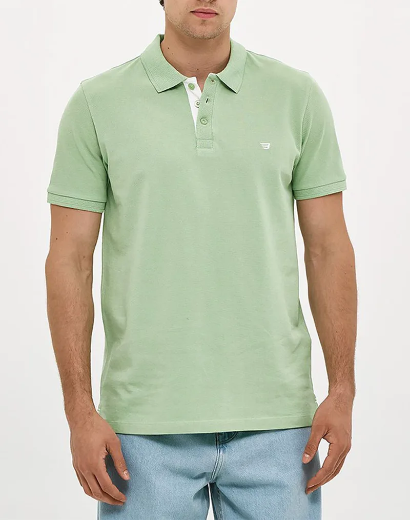 BROKERS ΑΝΔΡΙΚΟ POLO 26017814756-57 MintGreen