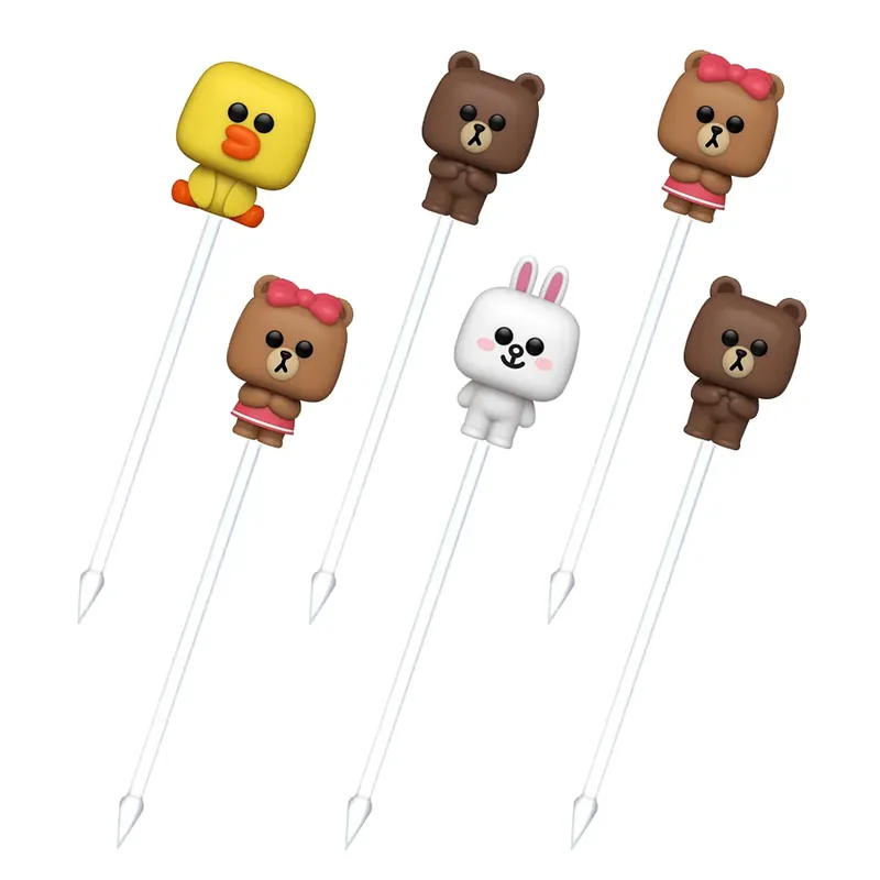 New Food Picks 3D Bears & Friends