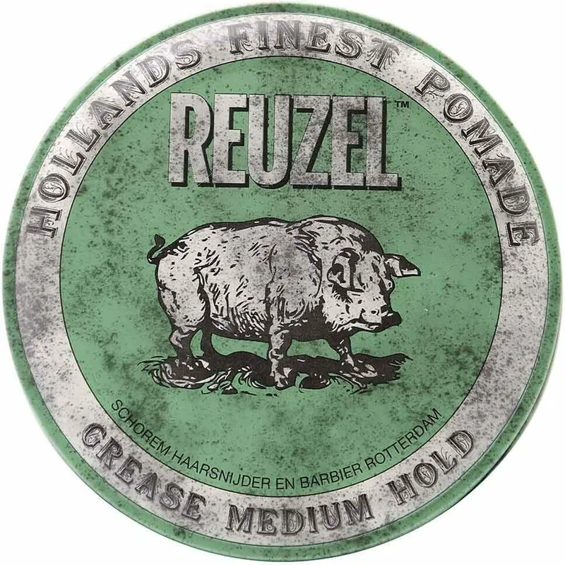Reuzel Hollands Finest Pomade Grease Medium Hold - Green (113gr)
