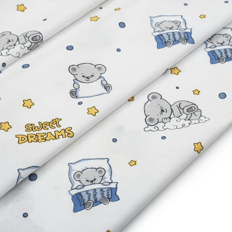 Πάνα Χασέ Dimcol Sweet Dreams 554 White-Sky Blue 80x80