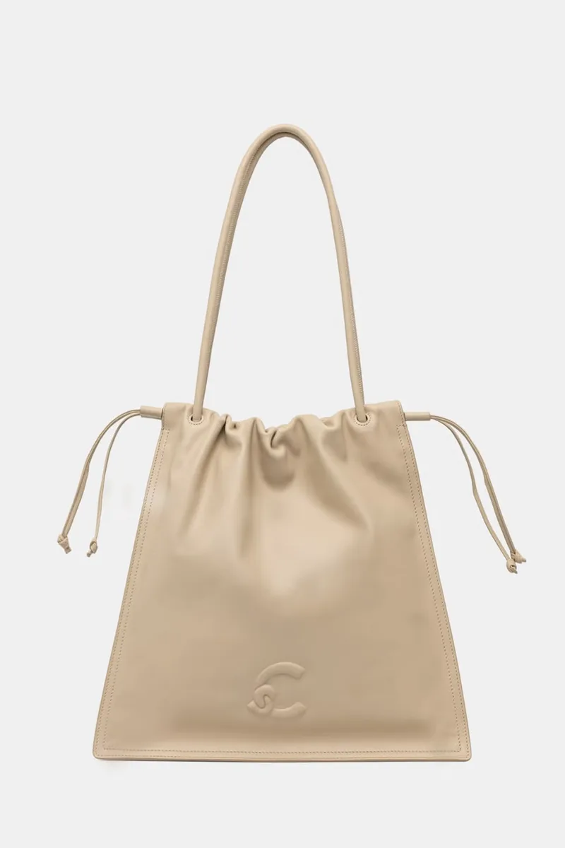 Coccinelle tote γυναικεία δερμάτινη