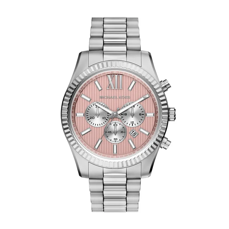 Ρολόι Michael Kors Lexington Man Chrono MK9247 Ασημί