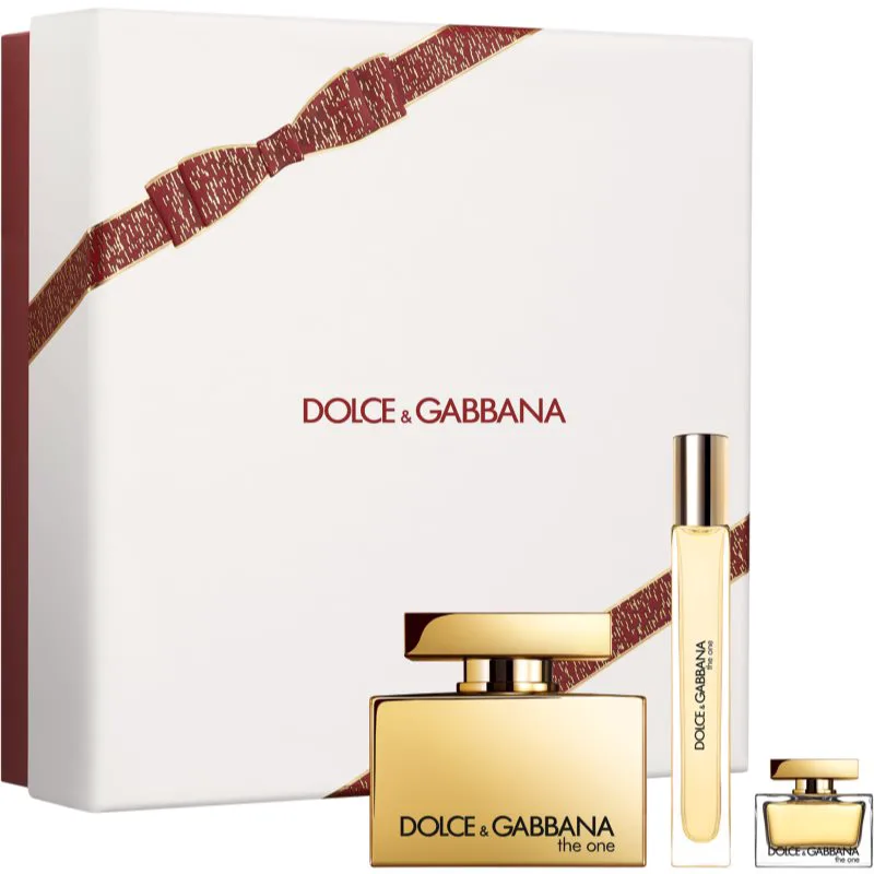 Dolce&Gabbana The One Χρυσό Intense Trio Gift Set σετ δώρου για γυναίκες